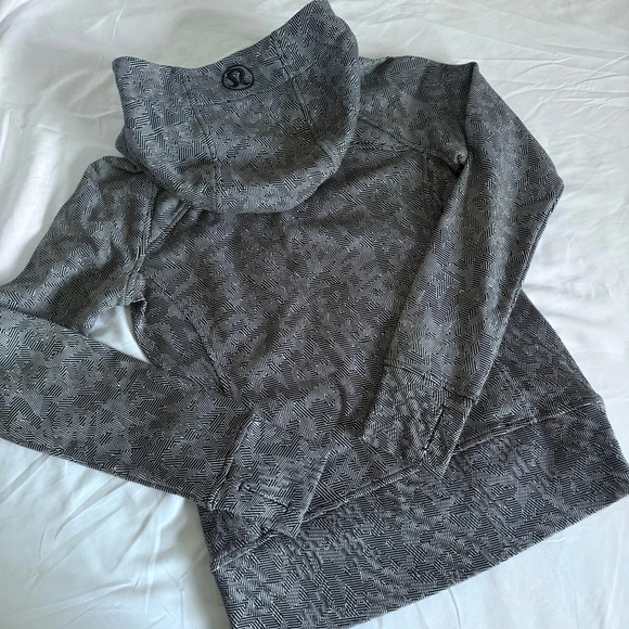 ππ€ Lululemon Scuba Full Zip Hoodie Seawheeze 2020 Illusionary Max Alpine White - Picture 8 of 15